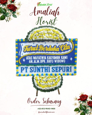 Papan Bunga Duka di Karanggayam